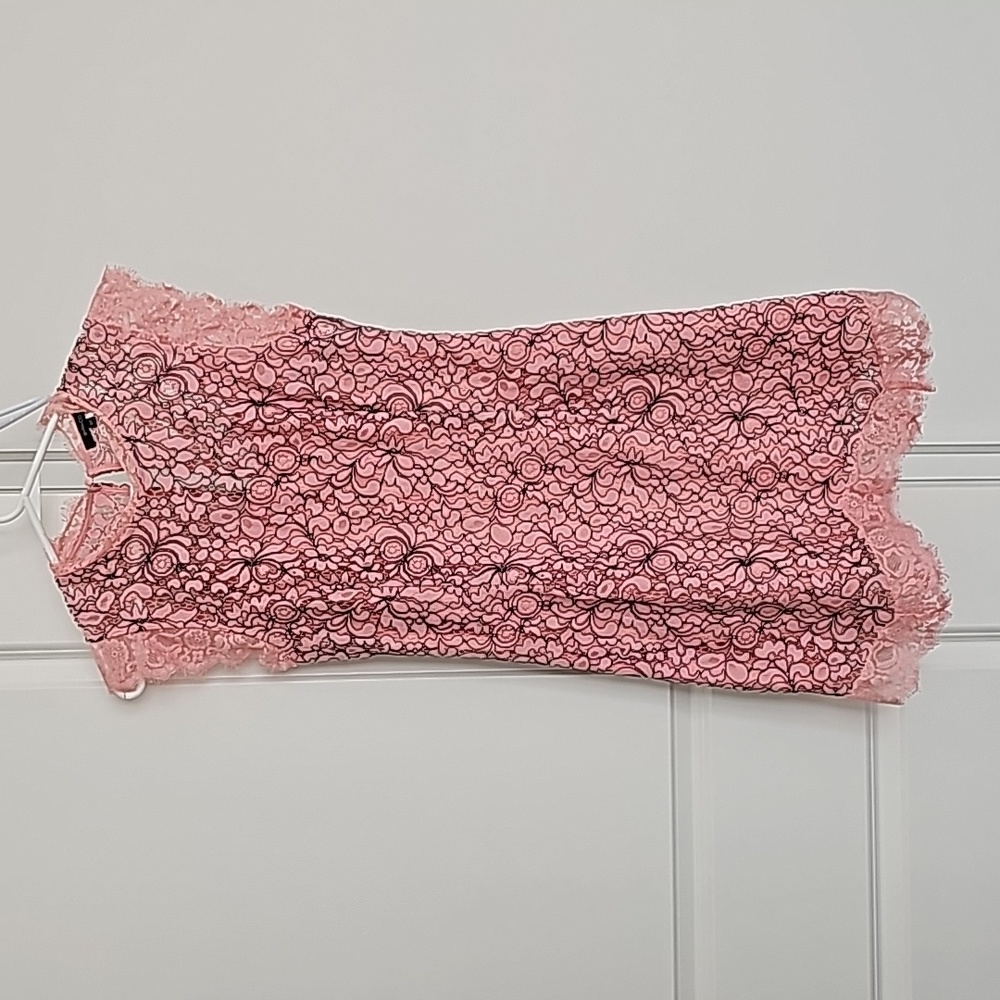 RW&CO Pastel Lace Fit and Flare Cocktail Dress